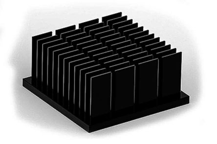 SPREADFAST 铝散热器 电子散热器, SFH系列, 30 x 30 x 14mm, 黑色