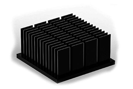 SPREADFAST 铝散热器 电子散热器, SFH系列, 35 x 35 x 16mm, 黑色