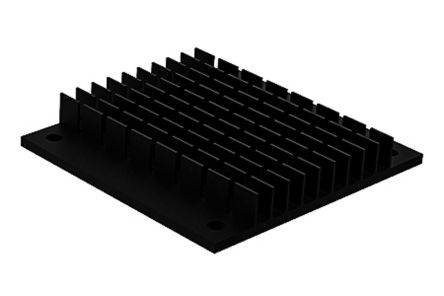 SPREADFAST Disipador De Aluminio Negro, Dim. 61 X 57.9 X 9.3mm, Para Usar Con 1/2 Brick DC/DC Converter