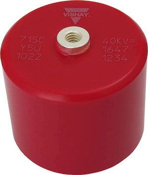 Vishay Condensateur Céramique Monocouche (SLCC), Montage à Visser, 4.7nF, 10.6 KVrms, 30 KV Dc, 60kV C.c., Diélectrique : Y5U