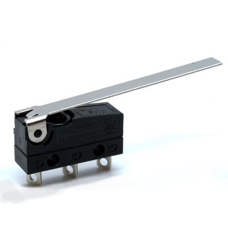 Zippy Mikroschalter Snap-Betätiger Lötanschluss, 6 A, 1-poliger Wechsler IP 67 39 Gf -40°C - +125°C