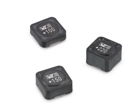 Wurth Elektronik Wurth, WE-PD, 7345 Shielded Wire-wound SMD Inductor With A MnZn Core, 15 μH ±20% Shielded 2.2A Idc