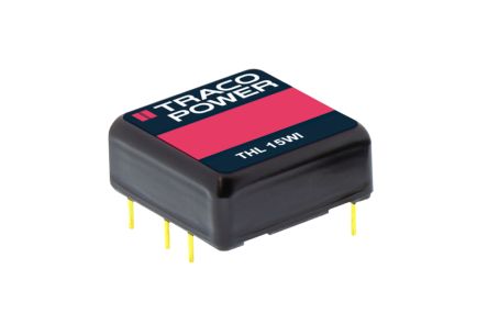 TRACOPOWER THL 15WI DC/DC-Wandler 15W 24 V Dc IN, 15V Dc OUT / 1A 1kV Dc Isoliert