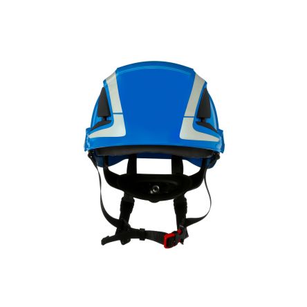 3M SecureFit™ Blue Safety Helmet With Chin Strap, Adjustable, Ventilated