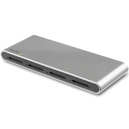 StarTech.com Kartenlesegerät Extern USB 3.1, 4 Anschl. Für MMC, SD, SDHC, SDXC, 177 X 70 X 17mm