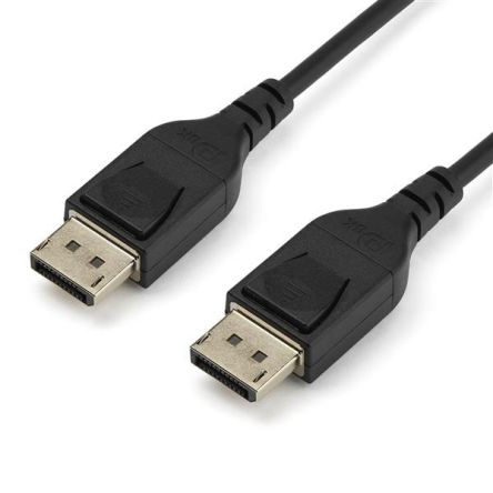 StarTech.com Cable DisplayPort Negro, Con. A: DisplayPort Macho, Con. B: DisplayPort Macho, Long. 2m