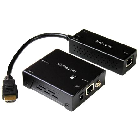 StarTech.com Extender Video-Extender HDMI HDBaseT, HDMI, 4096 X 2160 Max., 1 Videoanschlüsse, 70m Erweiterungsdistanz,