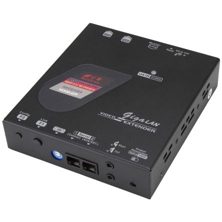 StarTech.com Empfänger Video-Extender HDMI IP, HDMI, 3840 X 2160 Max., 1 Videoanschlüsse, 100m Erweiterungsdistanz, 594g