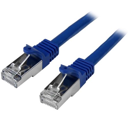 StarTech.com Ethernetkabel Cat.6, 1m, Blau Patchkabel, A RJ45 S/FTP Stecker, B RJ45, PVC