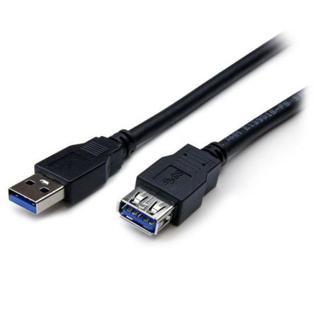 StarTech.com USB-Kabel, USBA / USBA, 2m USB 3.0 Schwarz