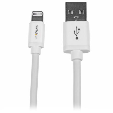 StarTech.com Câble USB Startech, Lightning Vers USB A, 2m, Blanc