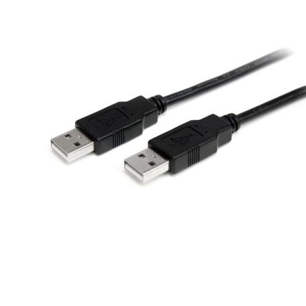 StarTech.com USB-Kabel, USBA / USBA, 1m USB 2.0 Schwarz