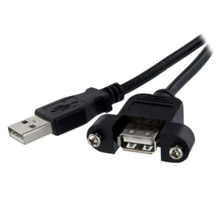 StarTech.com USB-Kabel, USBA / USBA, 0.6m USB 2.0 Schwarz