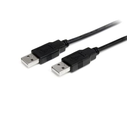 StarTech.com USB-Kabel, USBA / USBA, 2m USB 2.0 Schwarz