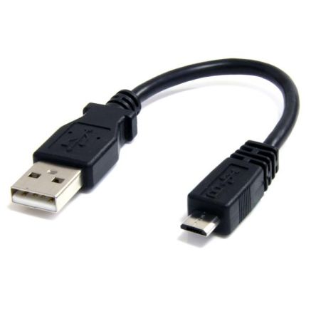 StarTech.com Câble USB, Micro-USB B Vers USB A, 15cm