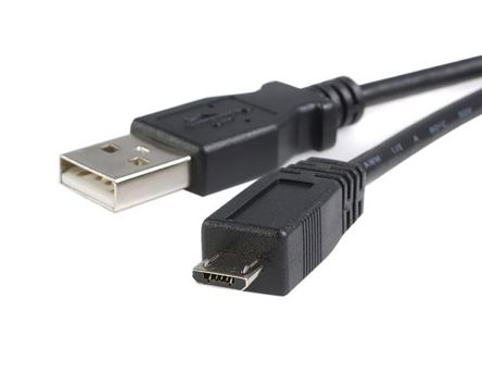 StarTech.com Câble USB Startech, Micro-USB B Vers USB A, 3m, Noir