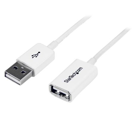 StarTech.com USB-Kabel, USBA / USBA, 3m USB 2.0 Weiß