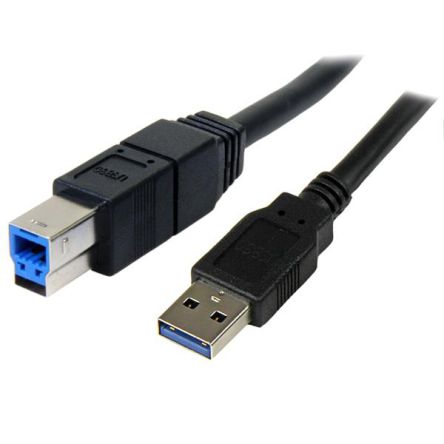 StarTech.com USB-Kabel, USBA / USB B, 3m USB 3.0 Schwarz