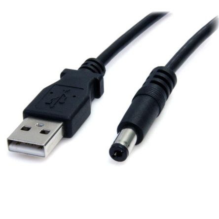 StarTech.com USB-Kabel, USBA / 2,1 Mm, DC-Strom, 2m USB 2.0 Schwarz