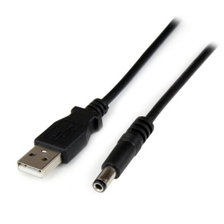 StarTech.com USB-Kabel, USBA / 2,5 Mm, DC-Strom, 2m USB 2.0 Schwarz