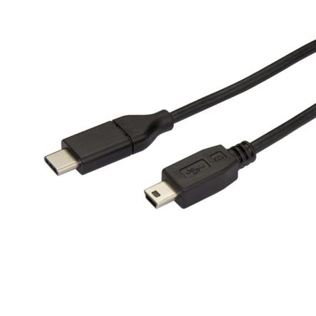 StarTech.com USB-Kabel, USB C / Mini-USB B, 2m USB 2.0 Schwarz