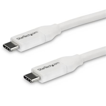 StarTech.com USB-Kabel, USB C / USB C, 4m USB 2.0 Weiß