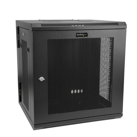 StarTech.com Black 12U Server Rack, 610 X 640 X 550mm