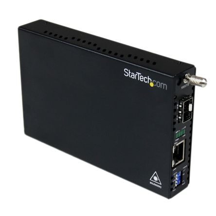 StarTech.com Medienkonverter, Halbduplex/Vollduplex, Multi Mode 1250Mbit/s, Anschluss: RJ45, SFP