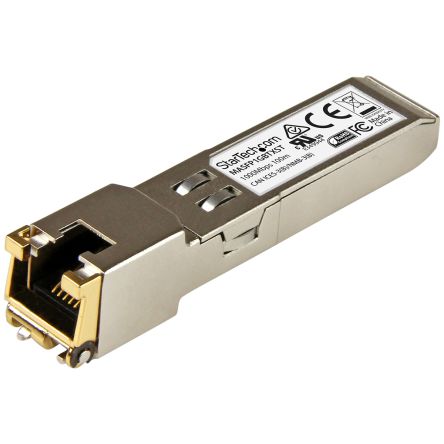 StarTech.com Transceiver Cisco, RJ45, Vollduplex, Single Mode 1000Mbit/s 100m, 10/100/1000Mbit/s