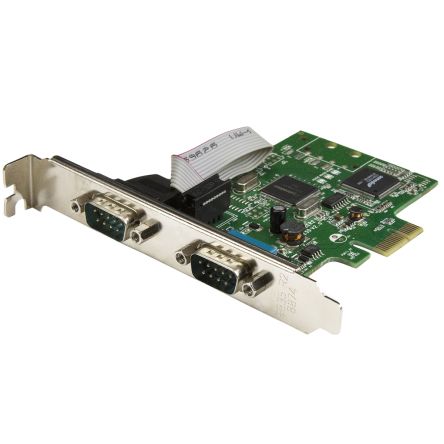 StarTech.com PCIe Erweiterungskarte Seriell, 2-Port RS-232 460.8Kbit/s 256 B