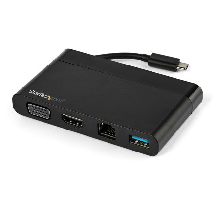 StarTech.com Docking-Station, USB-C, USB 3.0, Mit HDMI, VGA, 1 X USB Ports USB A, USB C-Anschl. 1 Displays