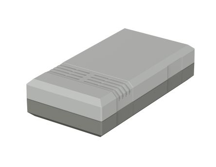 Bopla Elegant Polystyrol Gehäuse Grau Außenmaß 125 X 67 X 30mm IP30