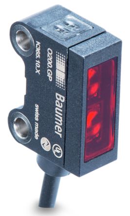 Baumer O200 Kubisch Optischer Sensor, Durchgangsstrahl, Bereich 0 → 5 M, Emitter Ausgang, 4-poliger