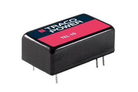TRACOPOWER TEL 10 DC/DC-Wandler 10W 48 V Dc IN, ±12V Dc OUT / ±416mA 1kV Dc Isoliert