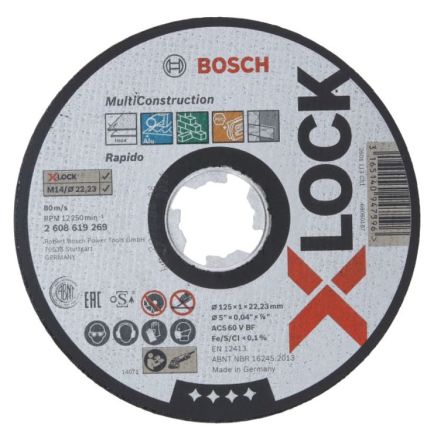 Bosch Aluminiumoxid Trennscheibe Ø 125mm / Stärke 1mm