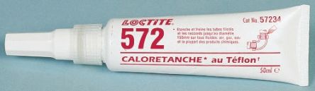 Loctite Etanchéité Pour Tuyaux Blanc 572, Tube 50 Ml, -55 → +150 °C