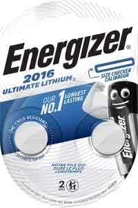 Energizer CR2016 Knopfzelle Ø 20mm, 3V