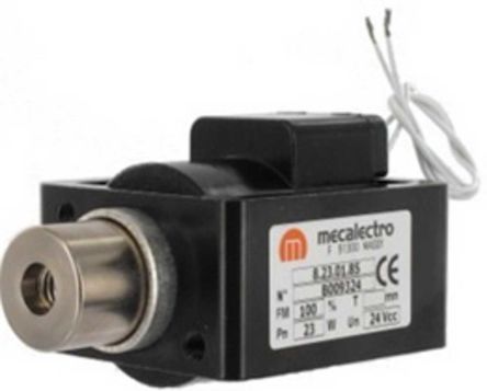 Mecalectro Linearer Magnetschalter Drücken-Ziehen 24 V Dc 25mm