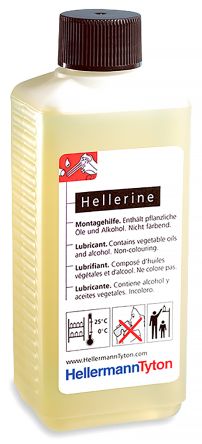 HellermannTyton Hellerine Schmierstoff Fett, Flasche 250 Ml