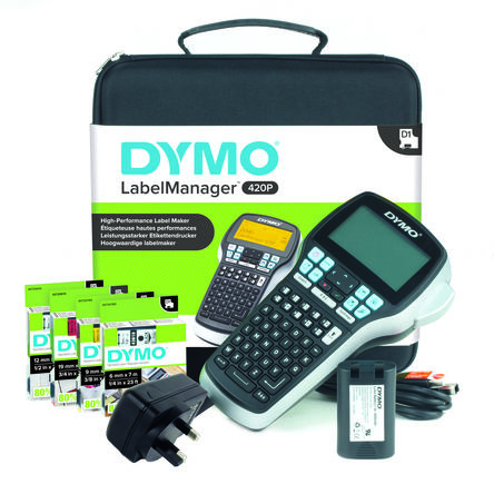 Dymo LabelManager 420 Etikettendrucker Bis 19mm Etiketten 180dpi Tragbar