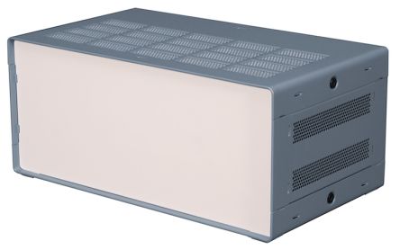 RS PRO Caja De Aluminio Extruido Gris, 178 X 305 X 131mm, IP30