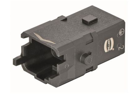 HARTING Han 1A Industrie-Steckverbinder Kontakteinsatz, 3-polig 16A Stecker, Crimp