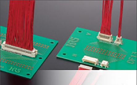 Hirose DF13 Series Right Angle Surface Mount PCB Header, 14 Contact(s), 1.25mm Pitch, 1 Row(s), Shrouded