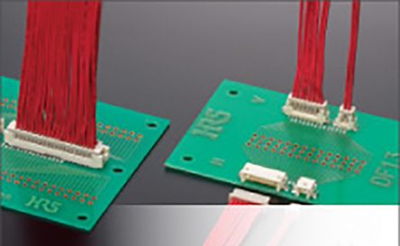 Hirose Conector Macho Para PCB Serie DF13 De 5 Vías, 1 Fila, Paso 1.25mm, Para Soldar, Orificio Pasante