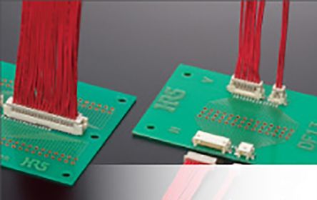 Hirose DF13 Series Right Angle Surface Mount PCB Header, 4 Contact(s), 1.25mm Pitch, 1 Row(s), Shrouded