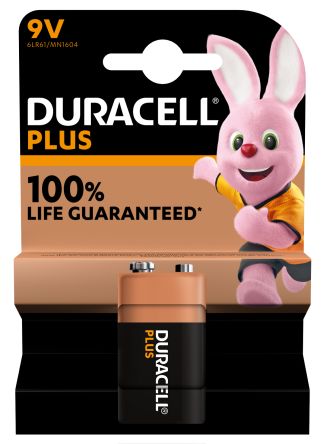 Duracell Plus Power 9V Battery 9V