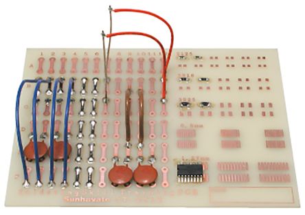 Sunhayato Kit De Desarrollo Para PCB,, 88.9 X 116.84 X 1.6mm, Placa De Prácticas De Soldadura, 1