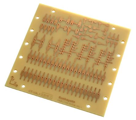 Sunhayato Kit De Desarrollo Para PCB,, 95 X 95 X 1.6mm, Placa De Prácticas De Soldadura, 1
