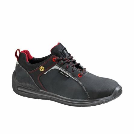 LEMAITRE SECURITE Zapatillas De Seguridad Unisex De Color Negro, Gris, Rojo, Talla 39, S3 SRC