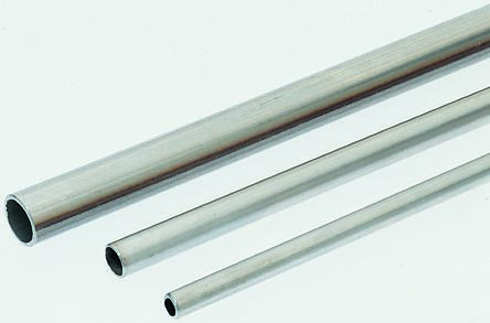 RS PRO Stainless Steel Pipe, 2m Length, 12mm Nominal Outer Diameter